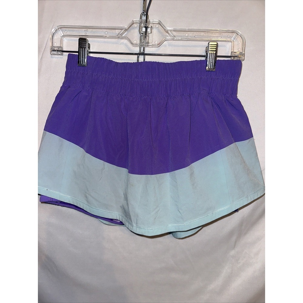 Lululemon‎ Run: Breeze By SkirtPower Purple / Aqua Size 6